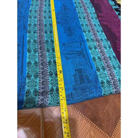 Vintage‎ 100% New Pasmina Scarf of Angkor Wat Temple in Cambodia - Image 3