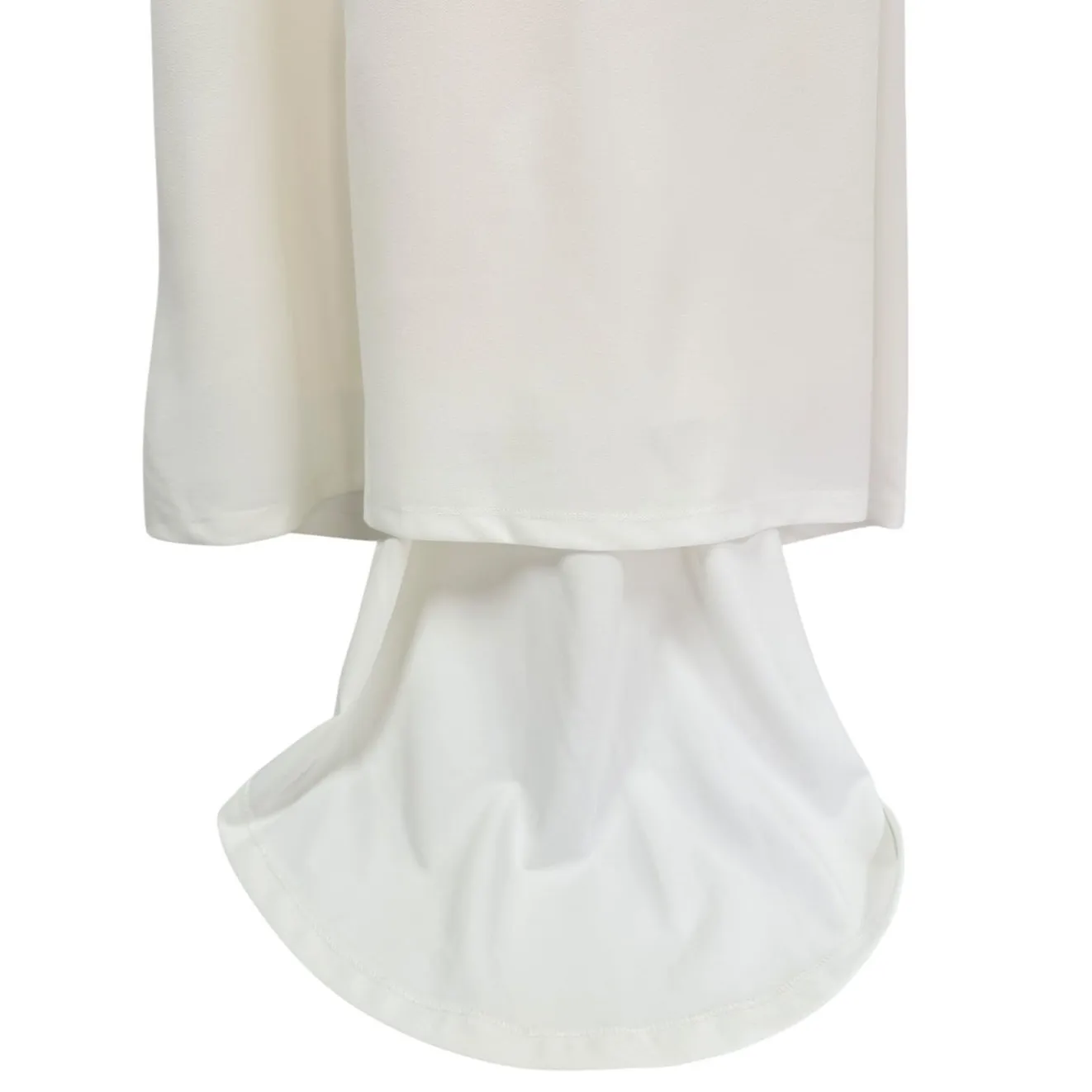 Lulus Finding the One White Mermaid Maxi Dress size XS NWT - Image 4