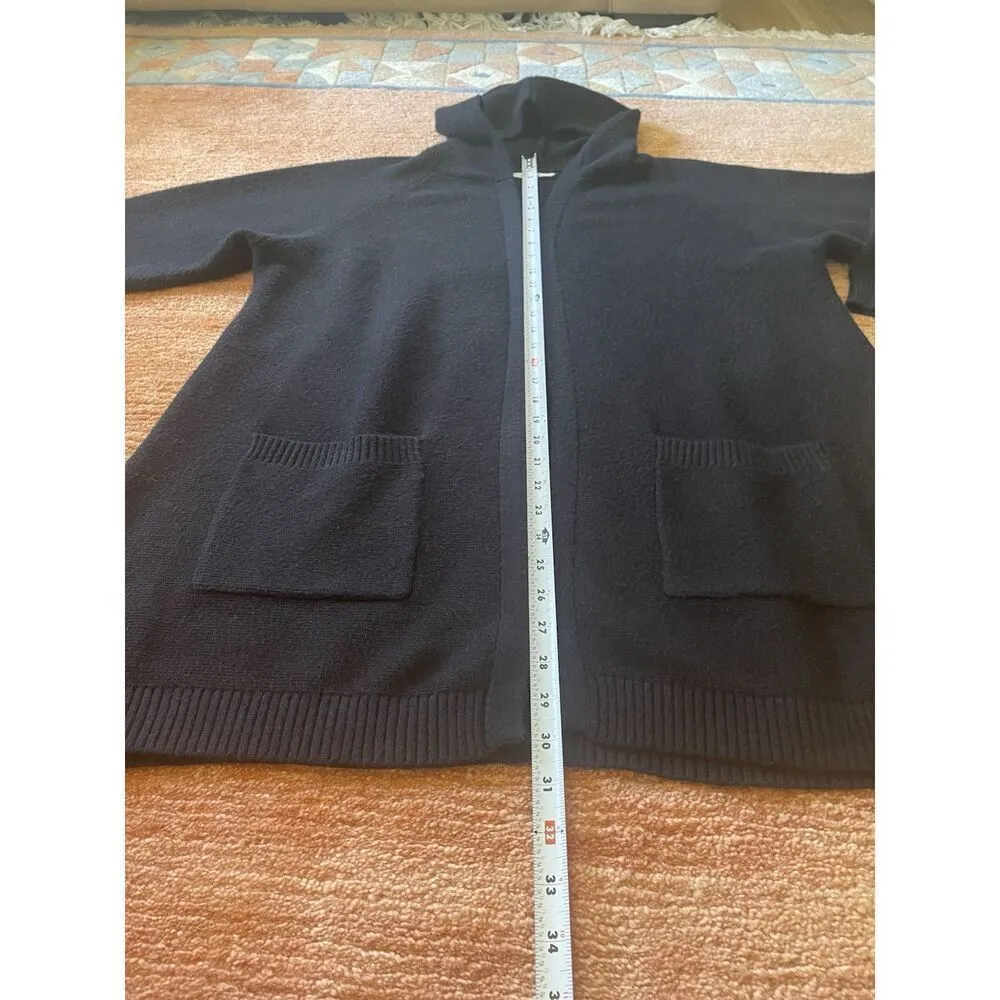 Workshop Republic Women’s Black Open Front Hoodie Soft 2 Pockets Cardigan 1X - Image 6