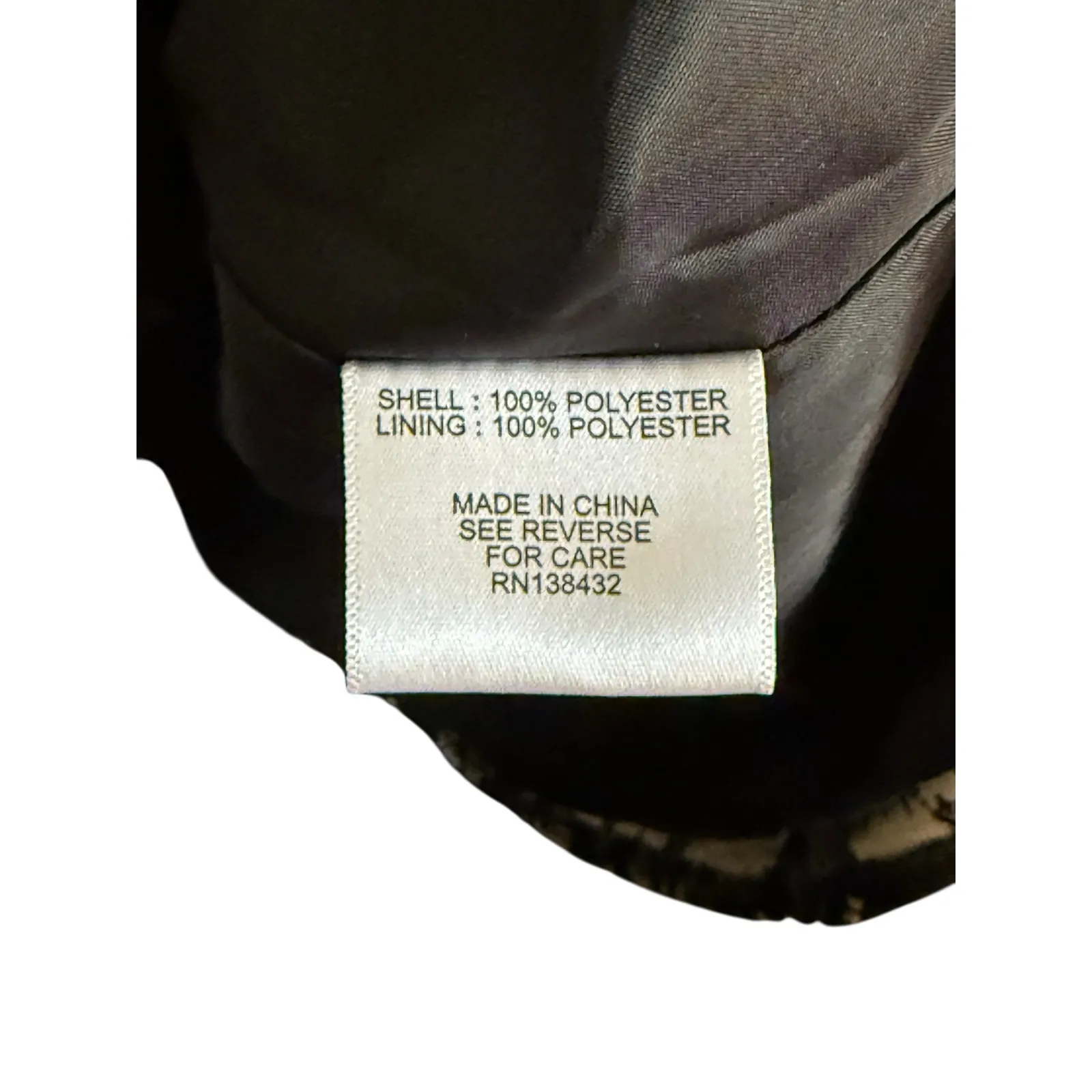 Mod Cloth Black and Gold Sleeveless Fit & Flare Dress Size Large - Image 8