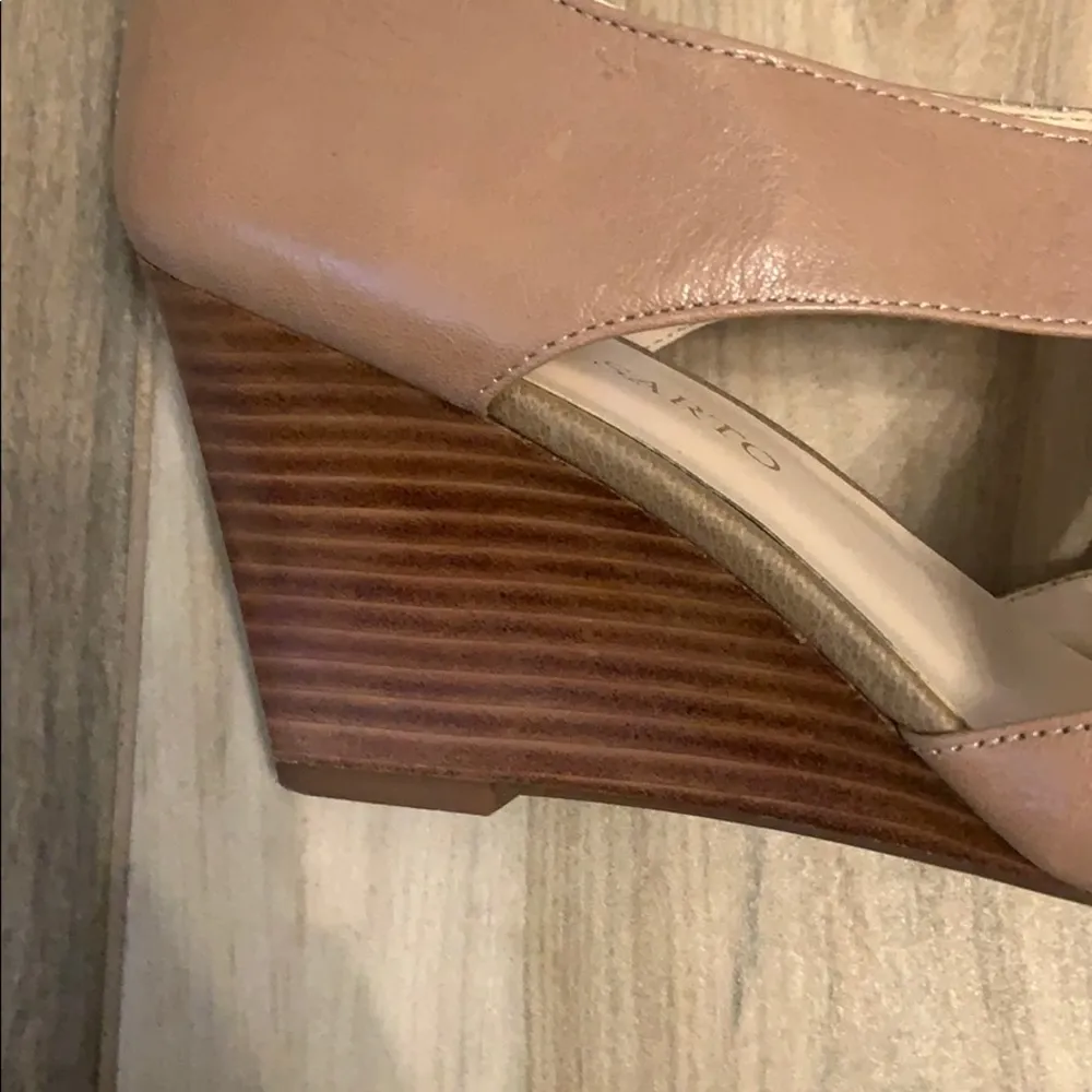 Franco Sarto Open toe wedge shoes - Image 6