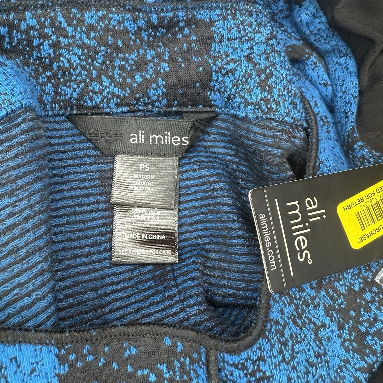 NWT ALI MILES Tunic Top with Infinity Scarf Petite Small Artsy Lagenlook Size undefined - Image 9