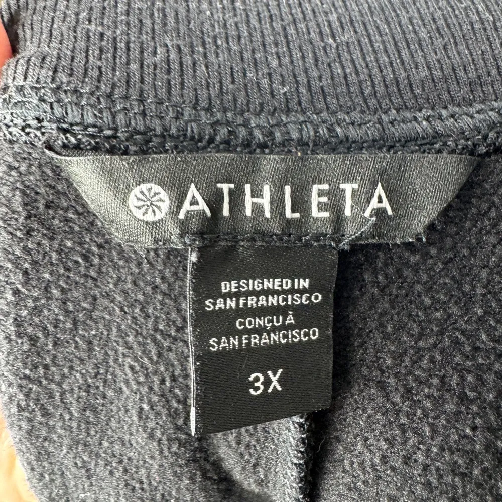 ATHLETA Black Coastal Luxe Ankle Length Joggers Woman’s Size 3X - Image 5