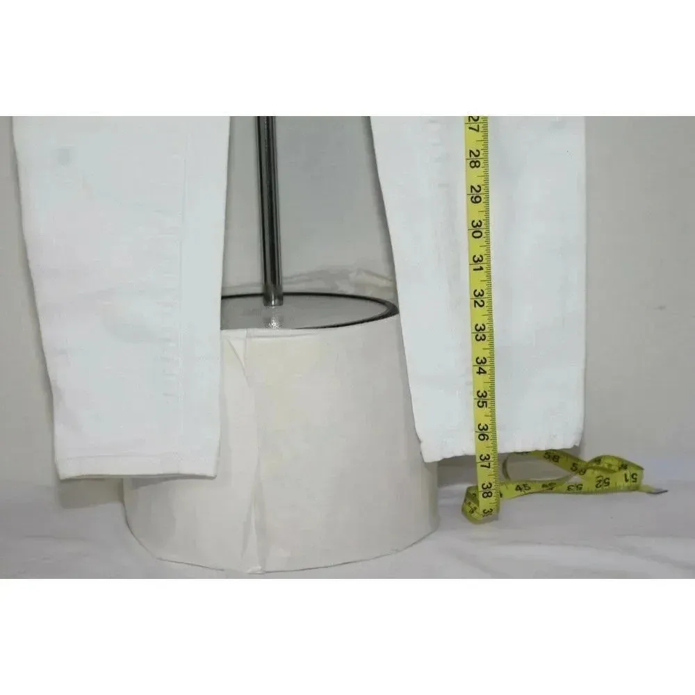 Joie White Mid-Rise Skinny Jeans Size 26 - Image 4