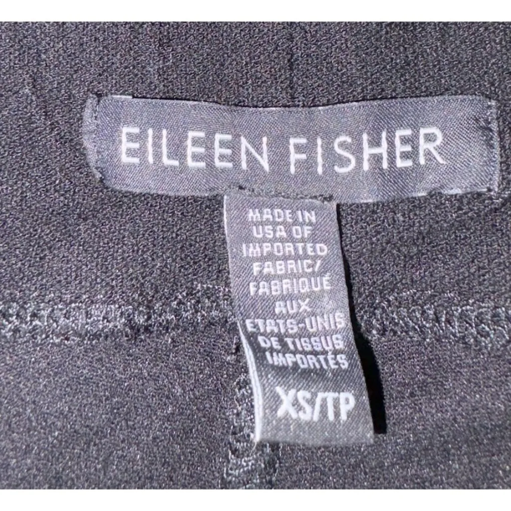 *Eileen Fisher Pull On Pant Womens XS Blue Quiet Luxury Old Money Dark Acadamia - Image 3