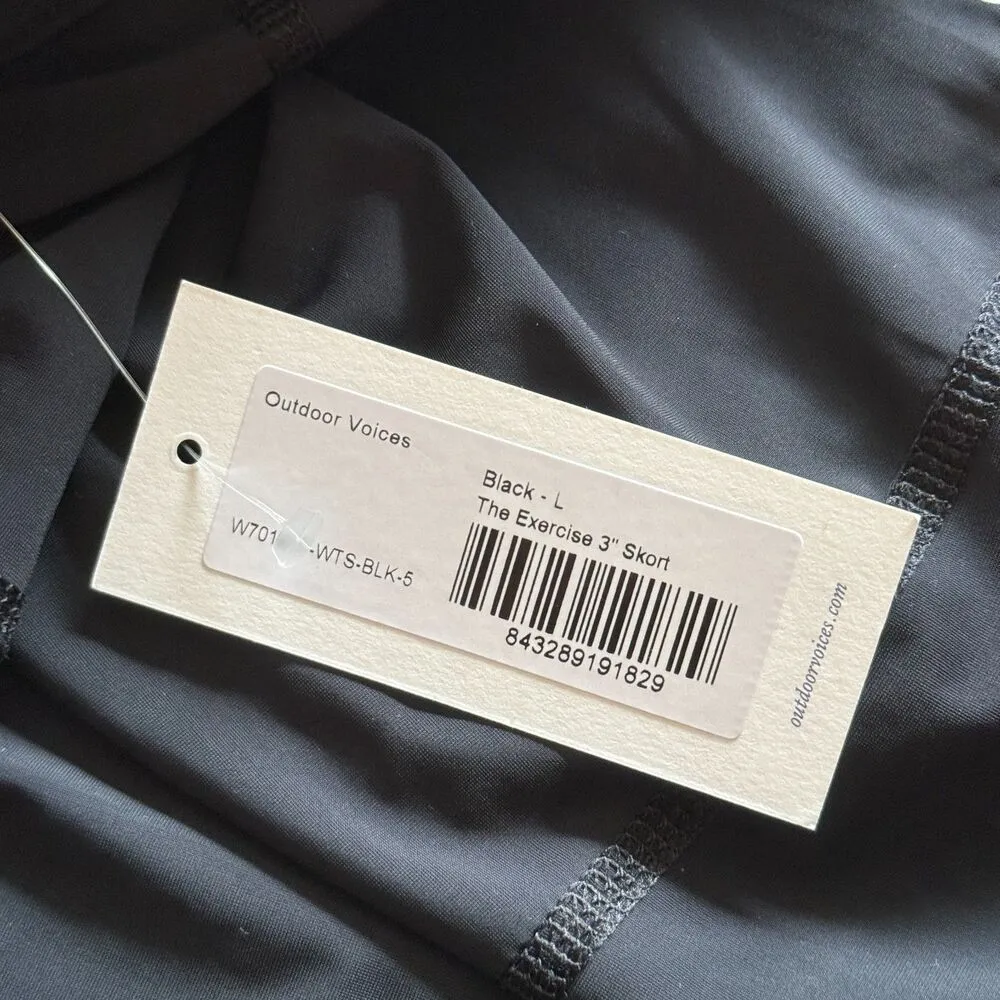 Outdoor Voices NWT The Exercise 3" Skort Size Large - Image 9