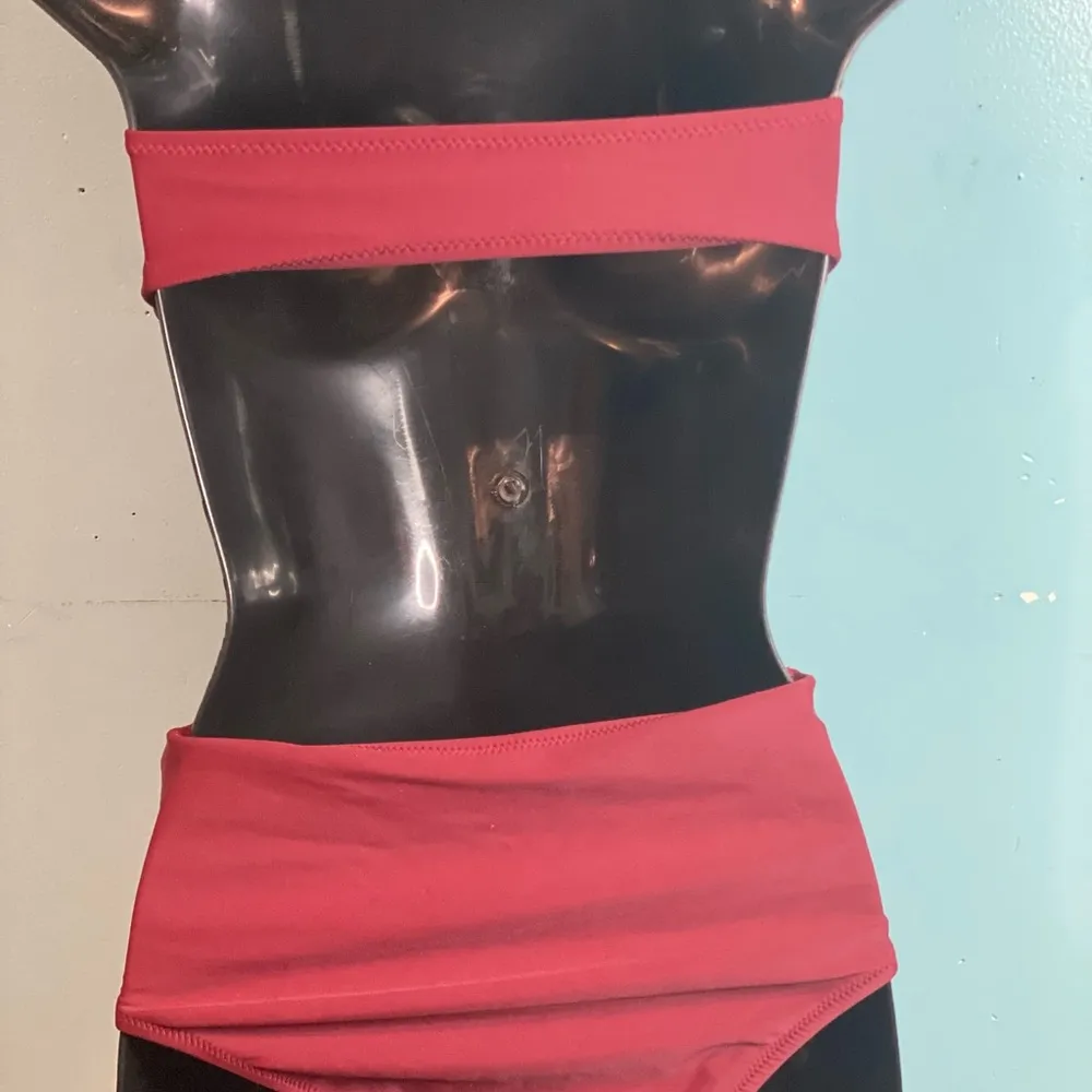 Halter High Waisted Bikini Swimsuit - Image 5