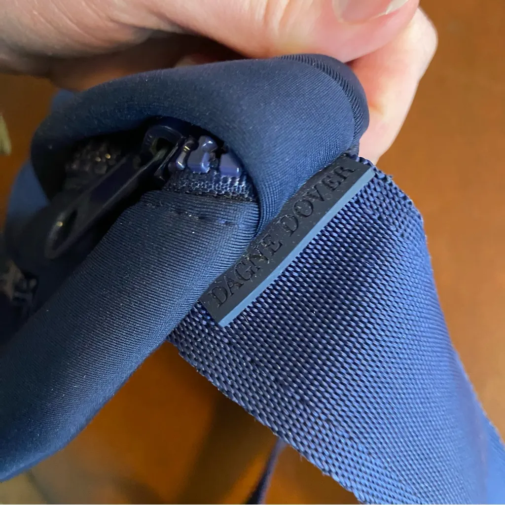 Dagne Dover Deep Navy Blue Belt Bag Neoprene Unisex - Image 7