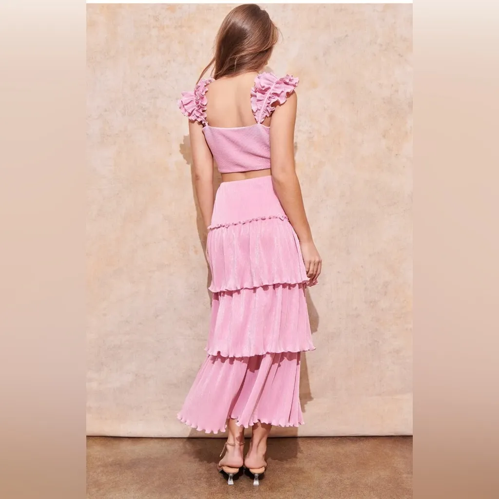 Free People Saylor Gianna Set. B20 Pink Size M - Image 4