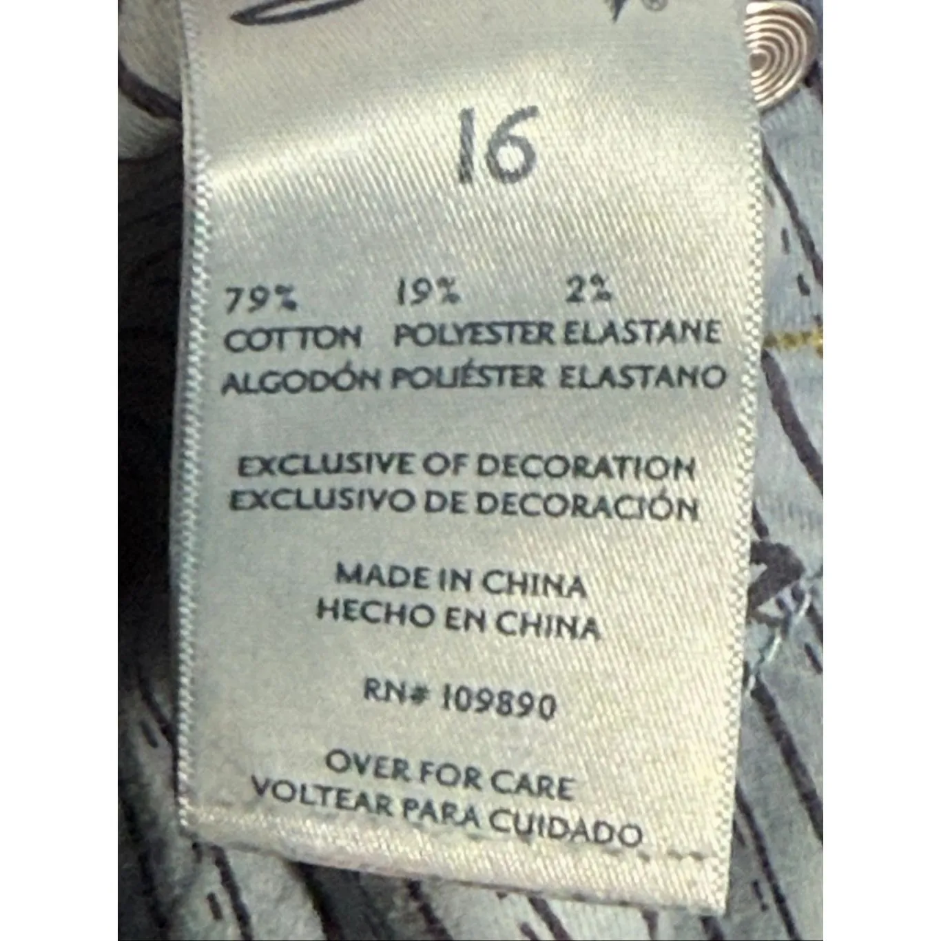 Seven7 Lane Bryant Boot Jean - Dark Wash size 16 - Image 9