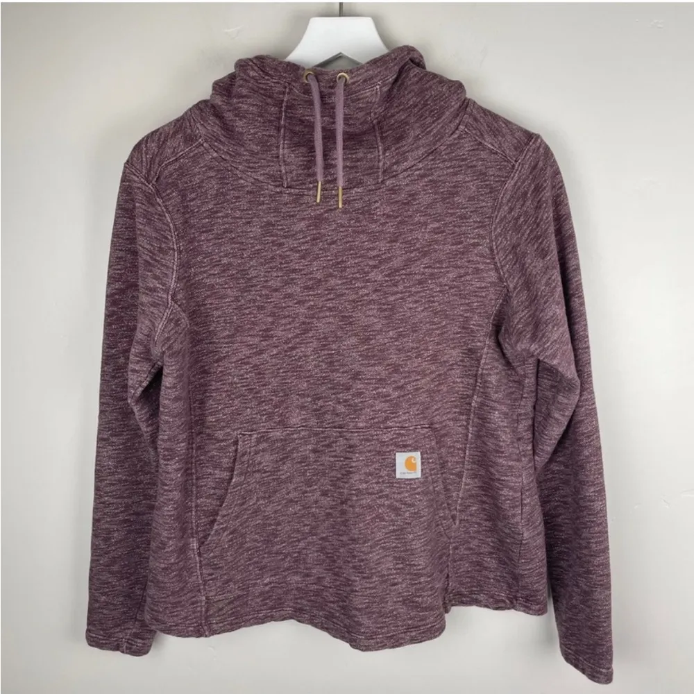 Carhartt Women's Newberry Cowl Hoodie - purple sz L - Image 8