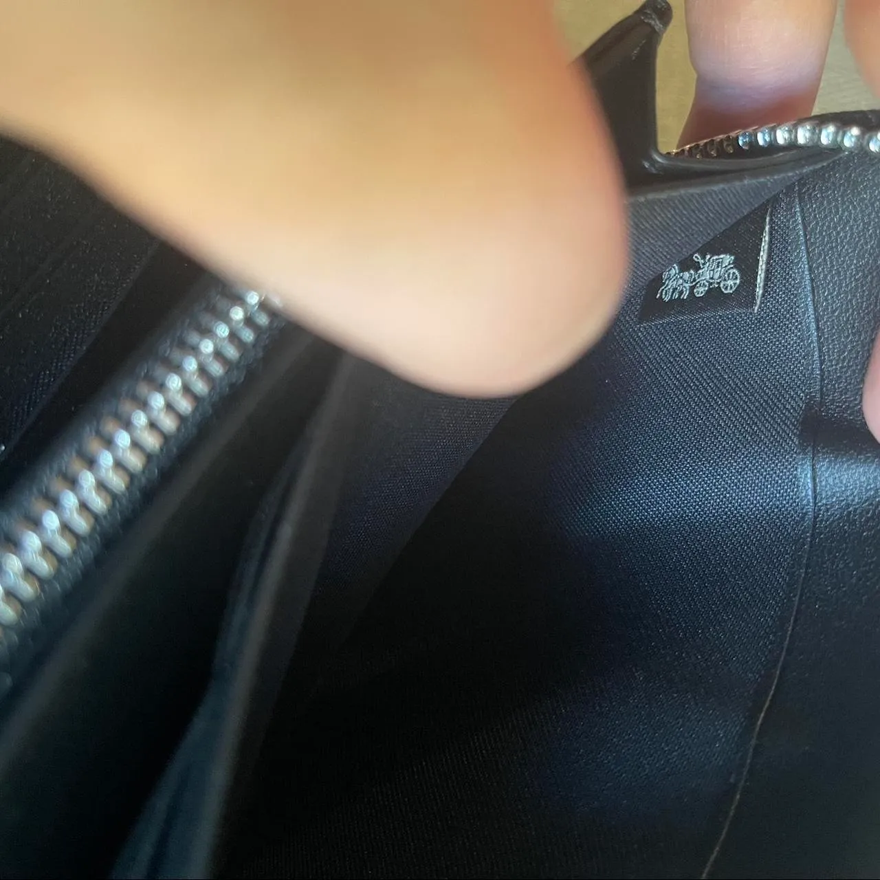 Coach Mint Serf Long Zip Around Wallet In Signature Canvas - Image 5