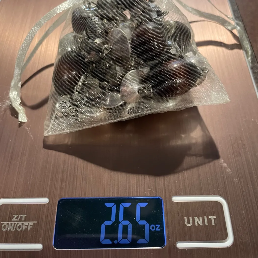 Lia Sophia “Coffee Bean” Double Strand Wood, Resin & Glass Beads Silver Necklace - Image 6