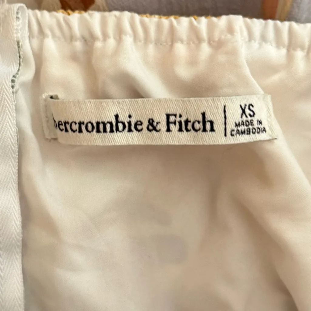 Abercrombie & Fitch Babydoll Mini Dress Tropical Floral Print - Image 5