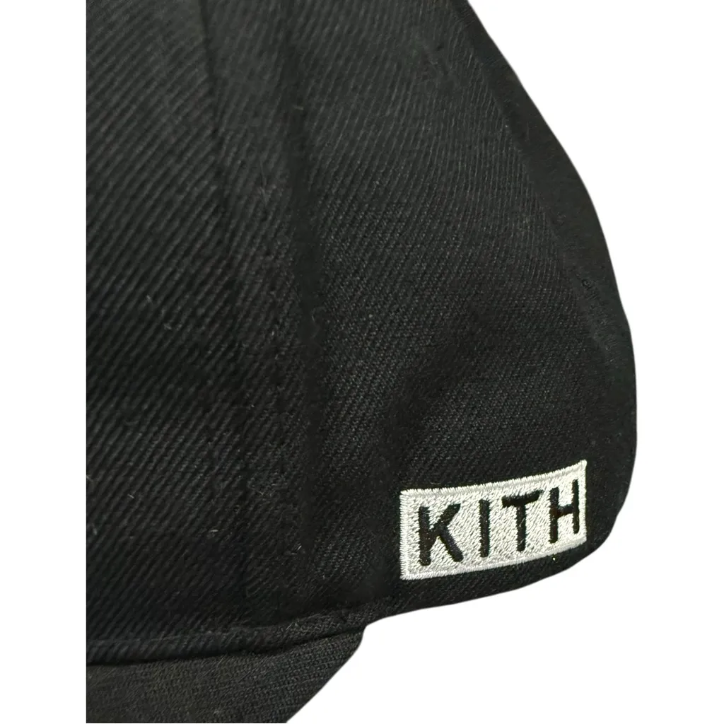 Rare Kith x Just Us‎ New York City Black Embroidered Snap Back Trucker Hat - Image 2