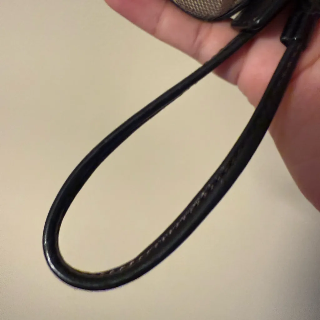 Coach Womens Monogram‎ Print Gold Tone Turn Lock Wristlet  Brown Tan 7x4” K - Image 3