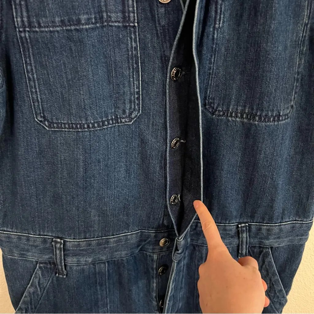 Everlane The Supersoft Jean Coverall | Work Blue - Image 5