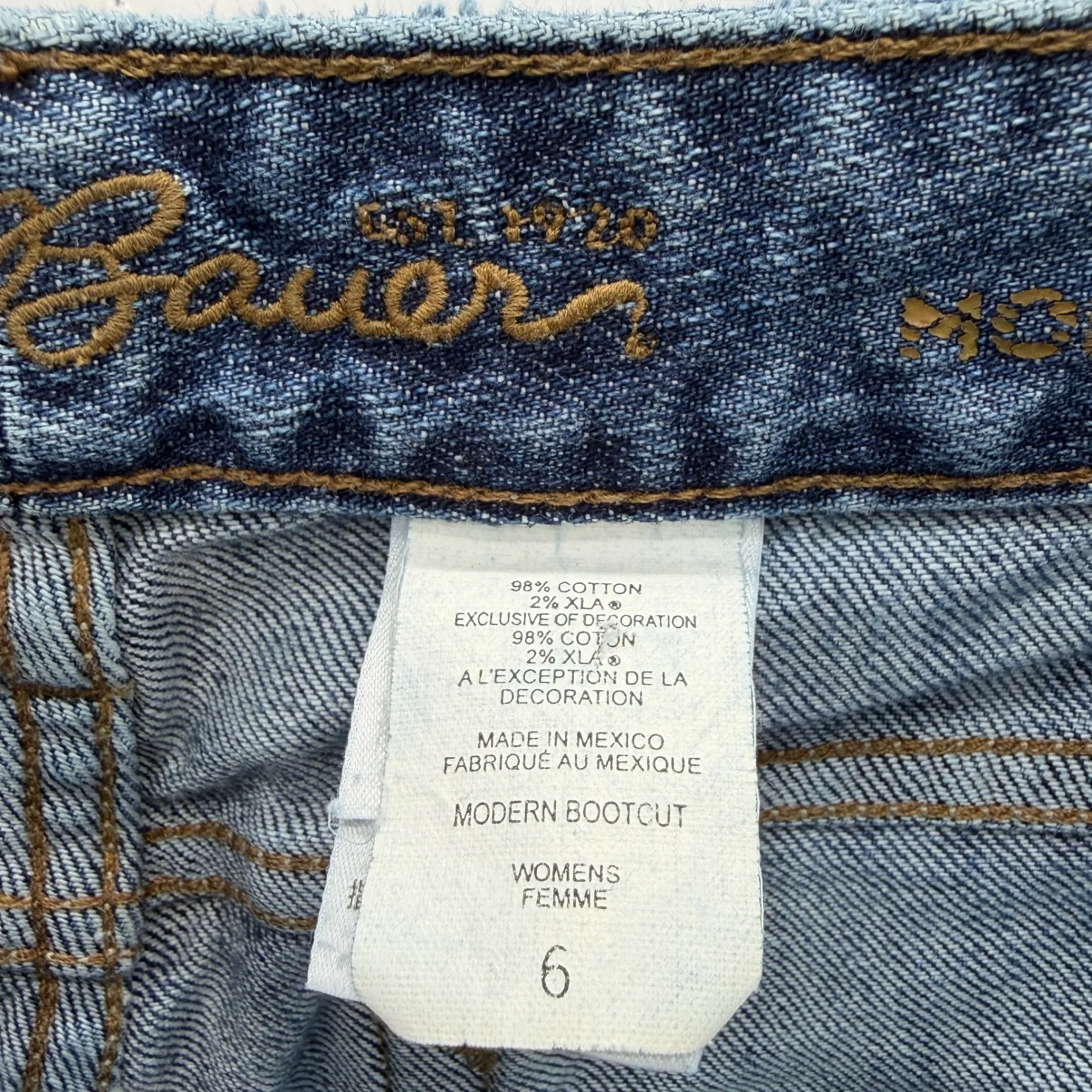 Eddie Bauer Modern Bootcut denim jeans women's 6 - Image 8