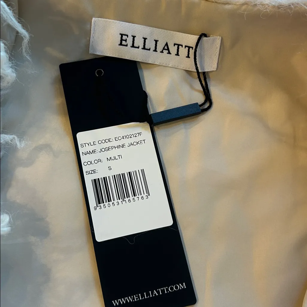 Elliatt Josephine Faux Fur Jacket in Multi Size Small NWT - Image 8