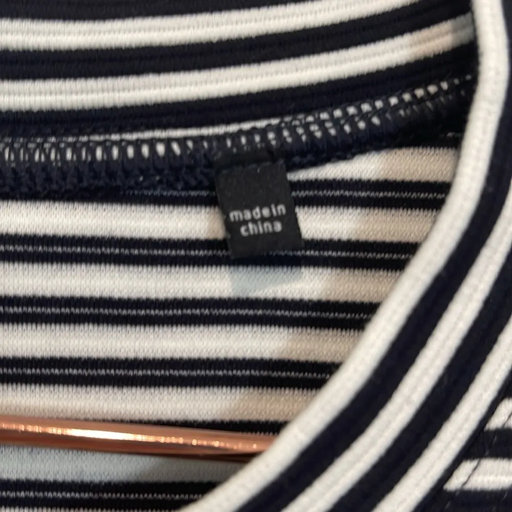 Cabi XS Blue White Striped Nautical Captains Dress 5268 - Image 5