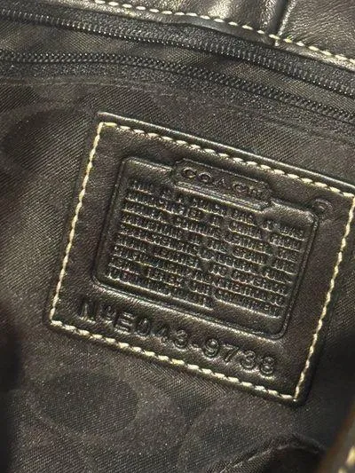 Black coach bag - Image 4