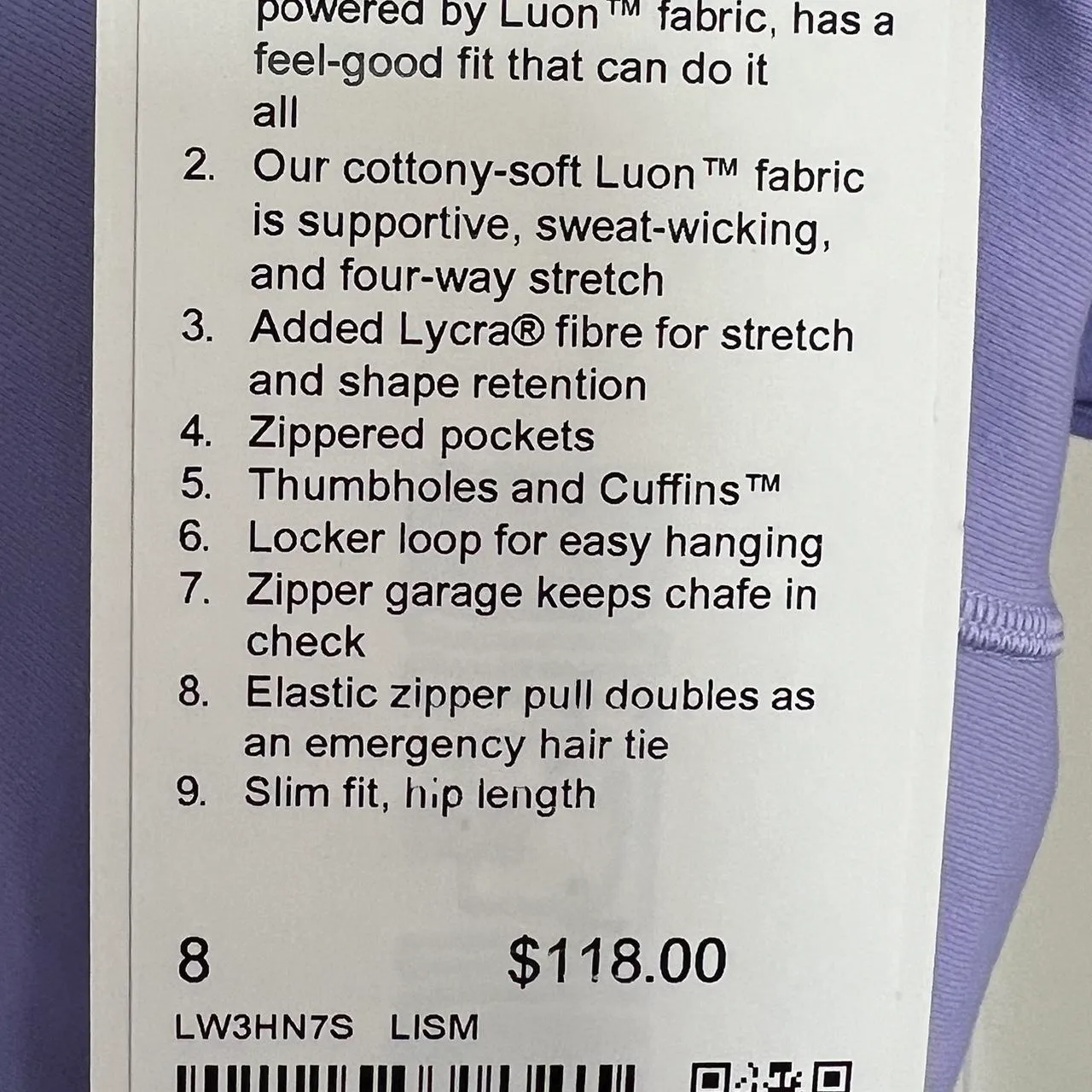 Lululemon Lilac Smoke Define Jacket - Image 4