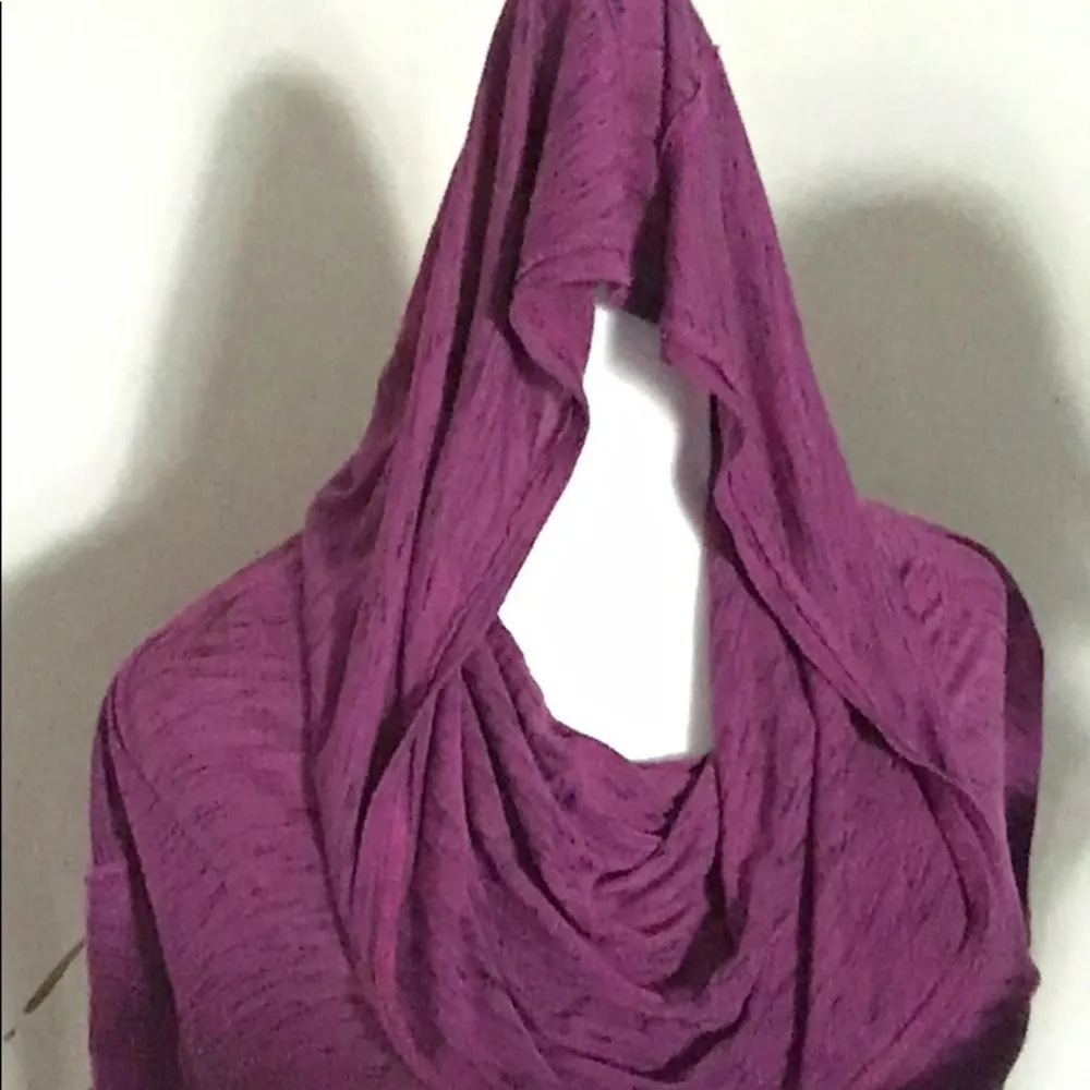 Calvin Klein Performance Athleisure Hooded Long Sleeve Cowl Neck Activewear Top - Image 3