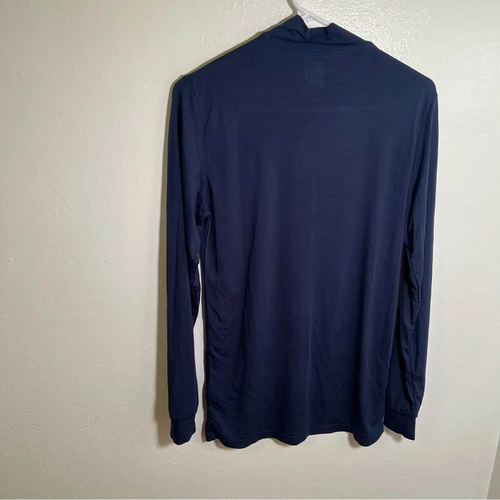 32 Degrees Cozy Heat Mock-Neck Top Navy Blue S - Image 6