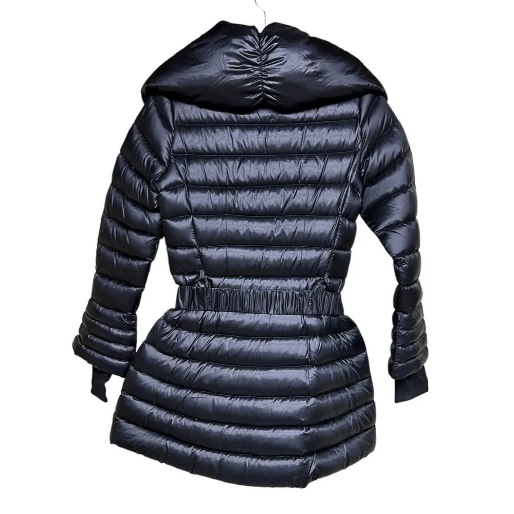 Dawn Levy Judy Blue Down Puffer Jacket Black Women’s Size Small - Image 2