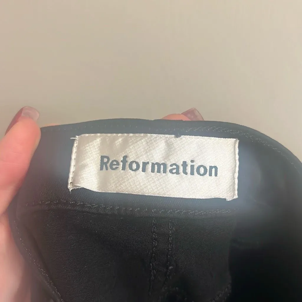 ✨Reformation Camille High-Rise Cigarette Black Sz 26 Jeans✨ - Image 9