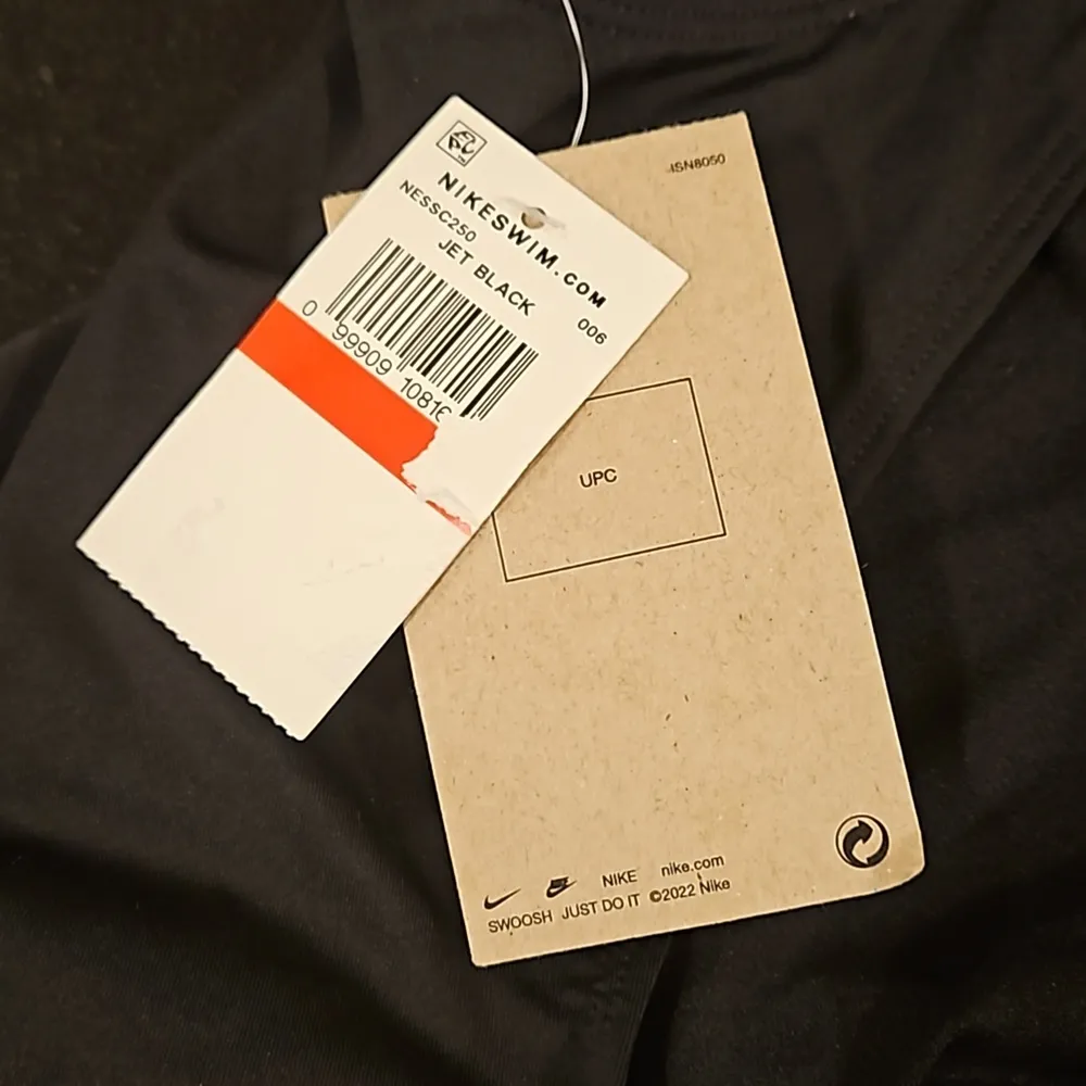 💕NIKE💕 U-Back One-Piece Swimsuit ~ Jet Black Large L NWT - Image 9