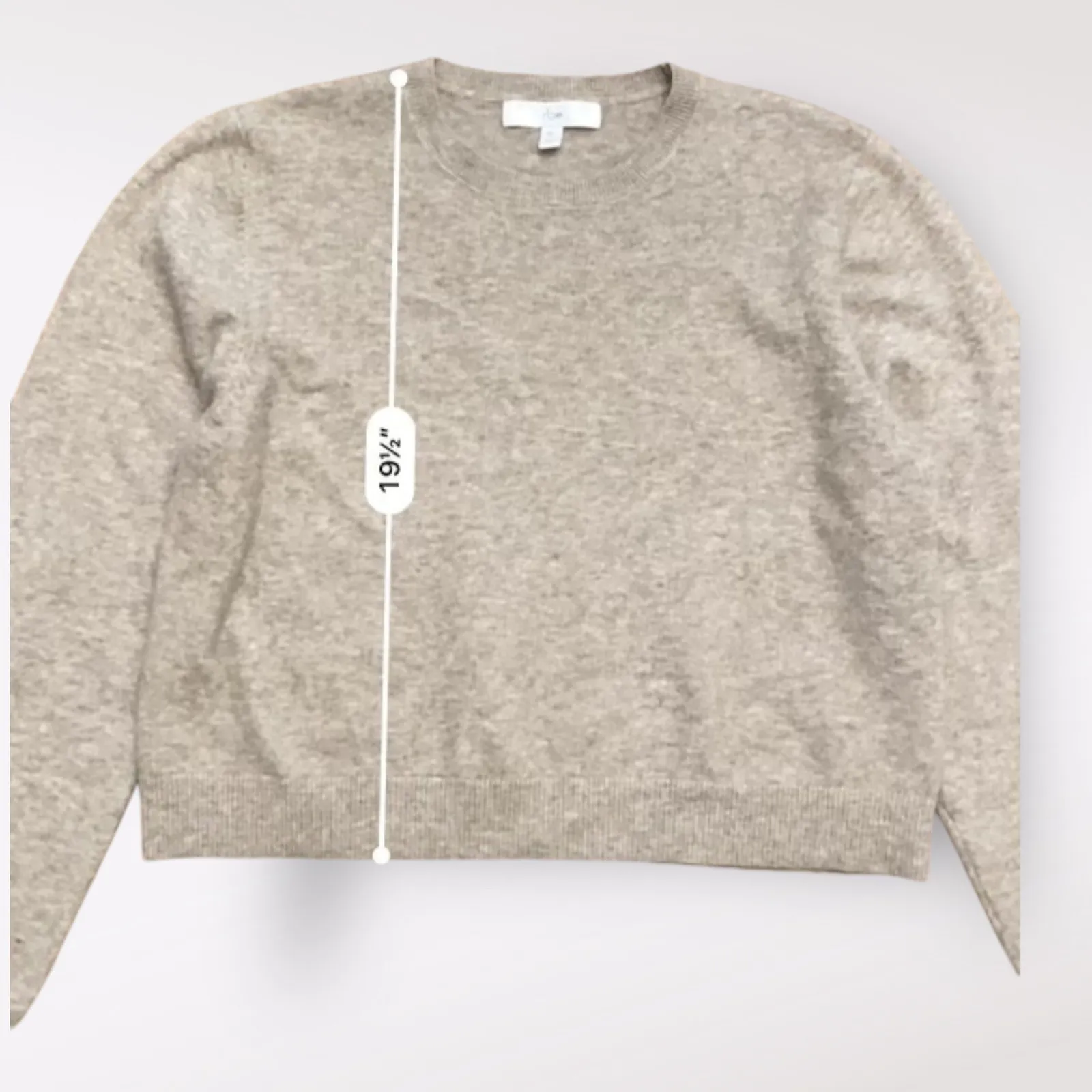 Ripe Maternity Sandy Crop Nursing‎ Knit Sweater in Latte Size XL Brown - Image 5