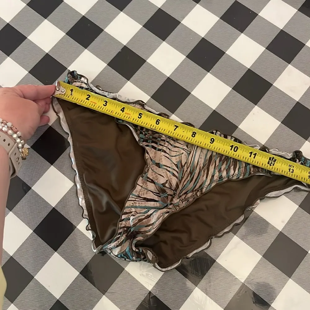 Victoria’s Secret Women’s Bikini Bottoms Safari Bohemian Tropical Print Medium - Image 6