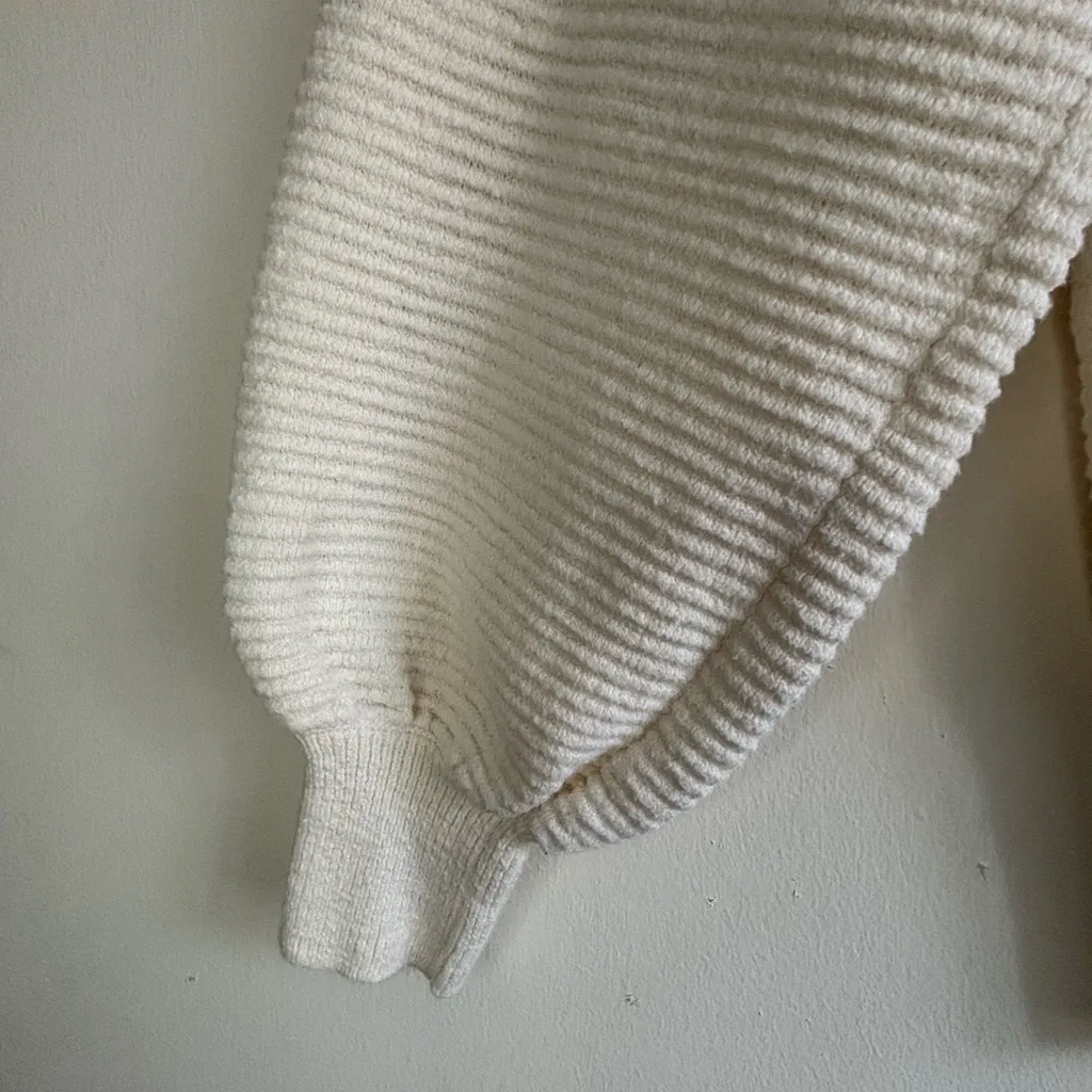 Madewell Women's Cream Crew Neck Long Sleeves Pullover Sweater Size XS - Image 10