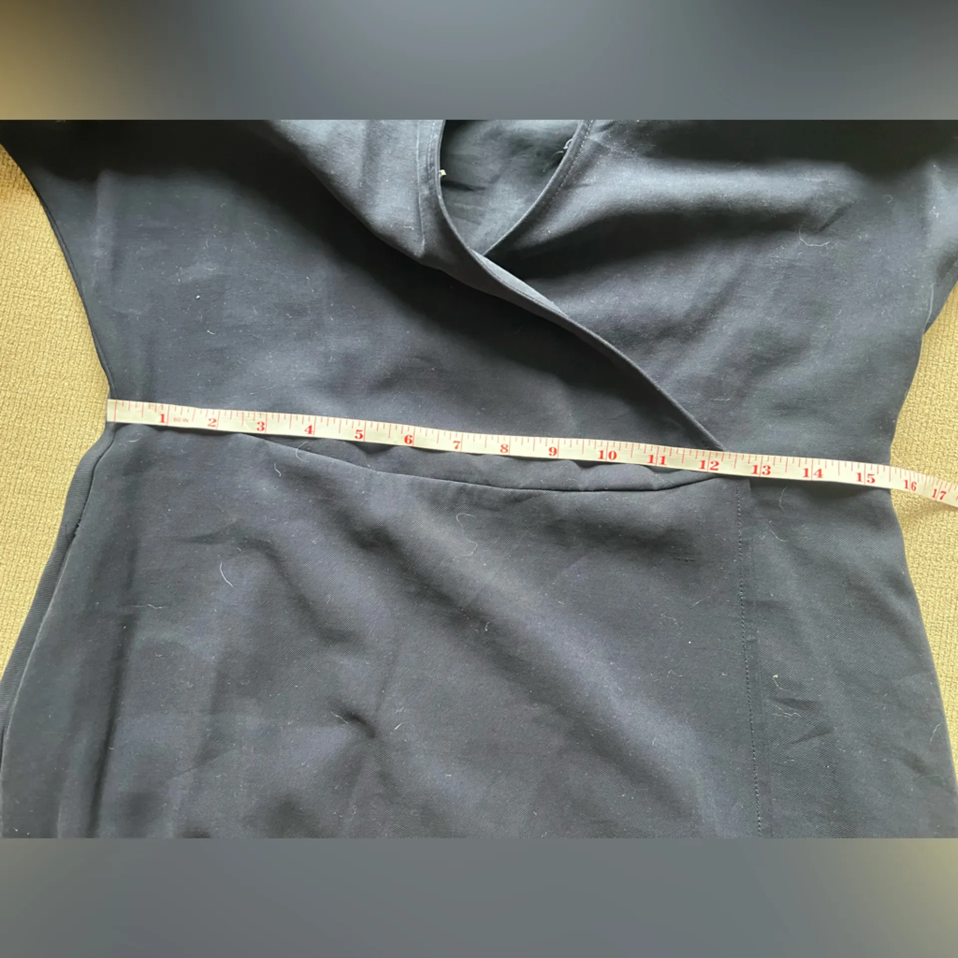 Nordstrom Navy Long Sleeve Midi Wrap Dress
Size: Estimated Large - Image 8