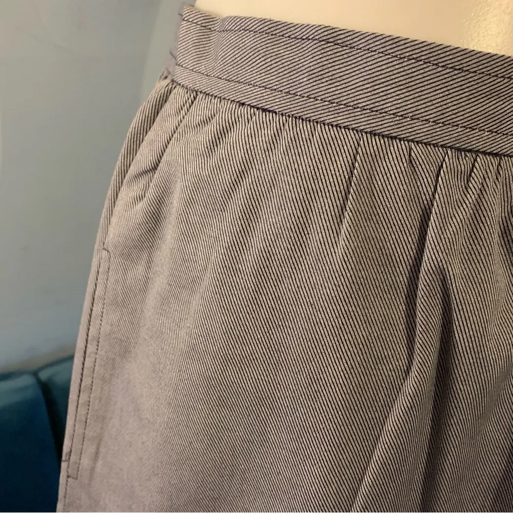 Vintage Evan Picone Skirt Women's Size 6 28”  (Vtg Sz 12) Union Made Blue White - Image 2