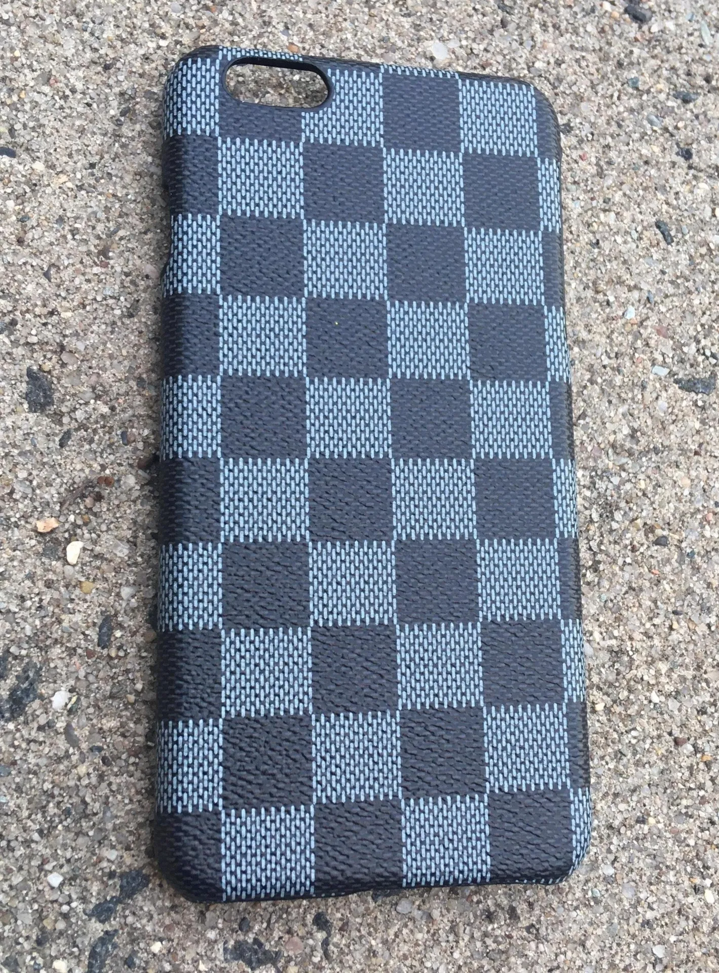 iPhone 6Plus/6s Plus Fashion Shockproof Leather Hard Case Slate Gray - Image 3