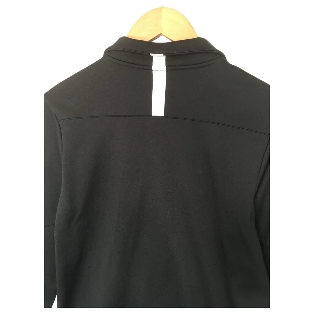 Under Armour Shirt Womens M Qualifier Loose Quarter Zip Pullover Long Sleeve Blk - Image 9