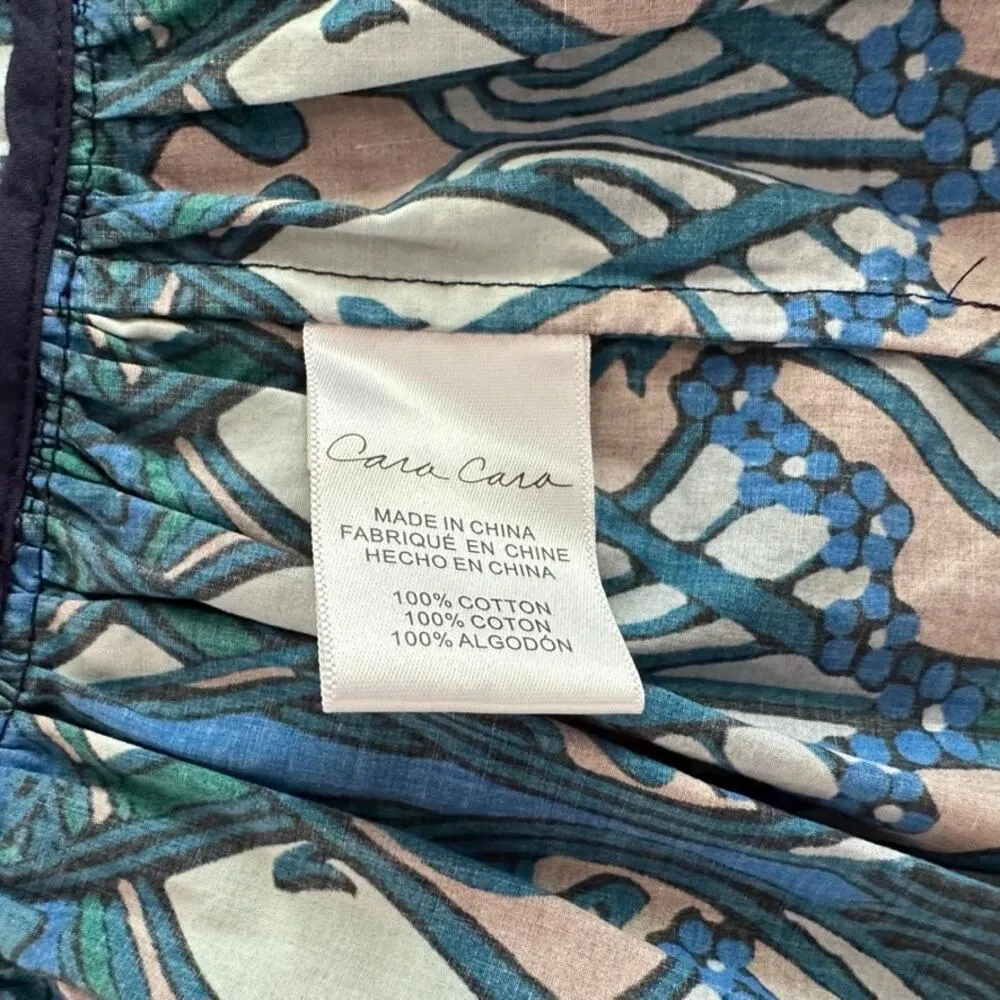 Cara Cara Chase Skirt in Forest Biome Deco Size Medium NEW Maxi Boho A Line Blue - Image 7