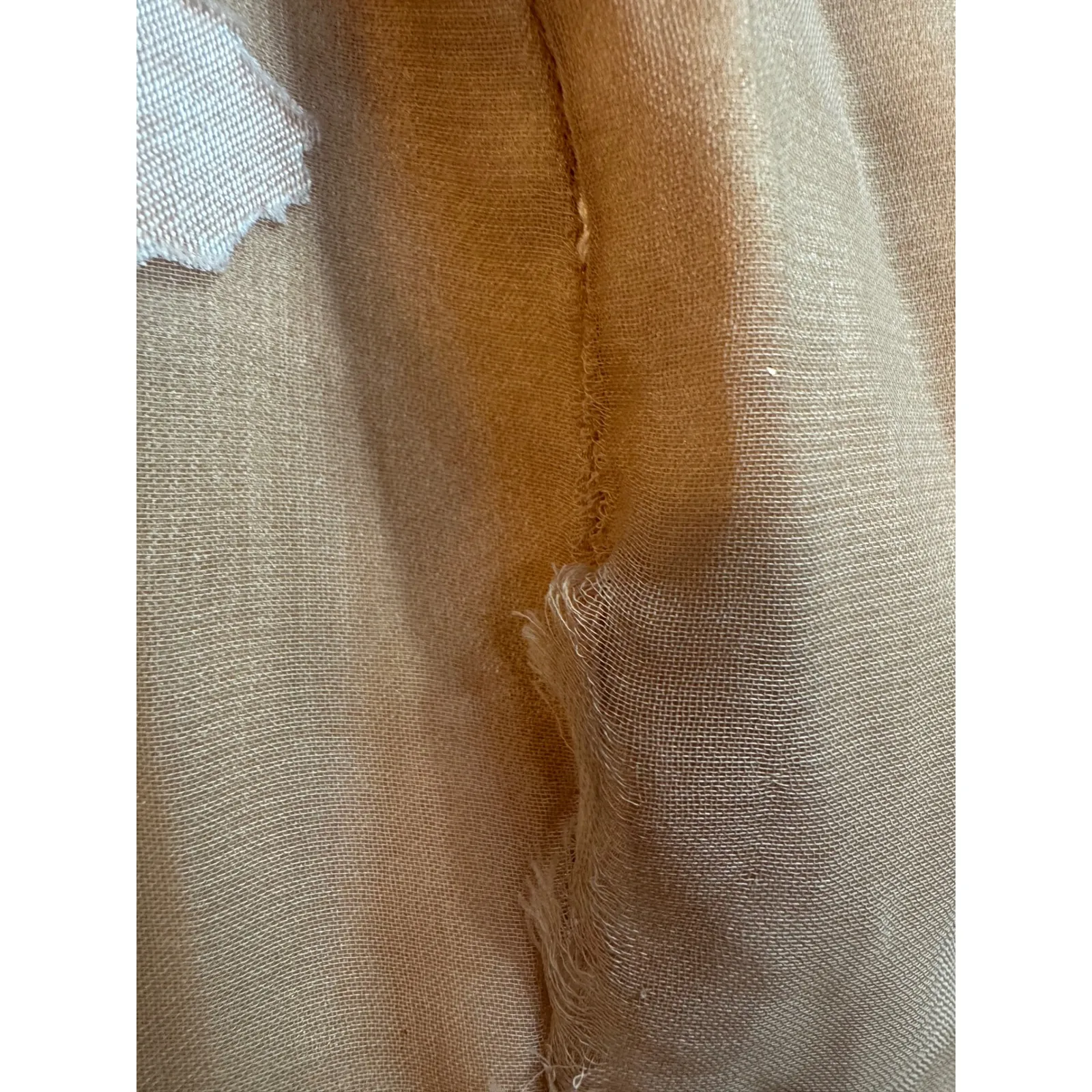 Show me Your Mumu Maxi Dress Floral Lace Tie Shoulder  Beige Size Medium - Image 5