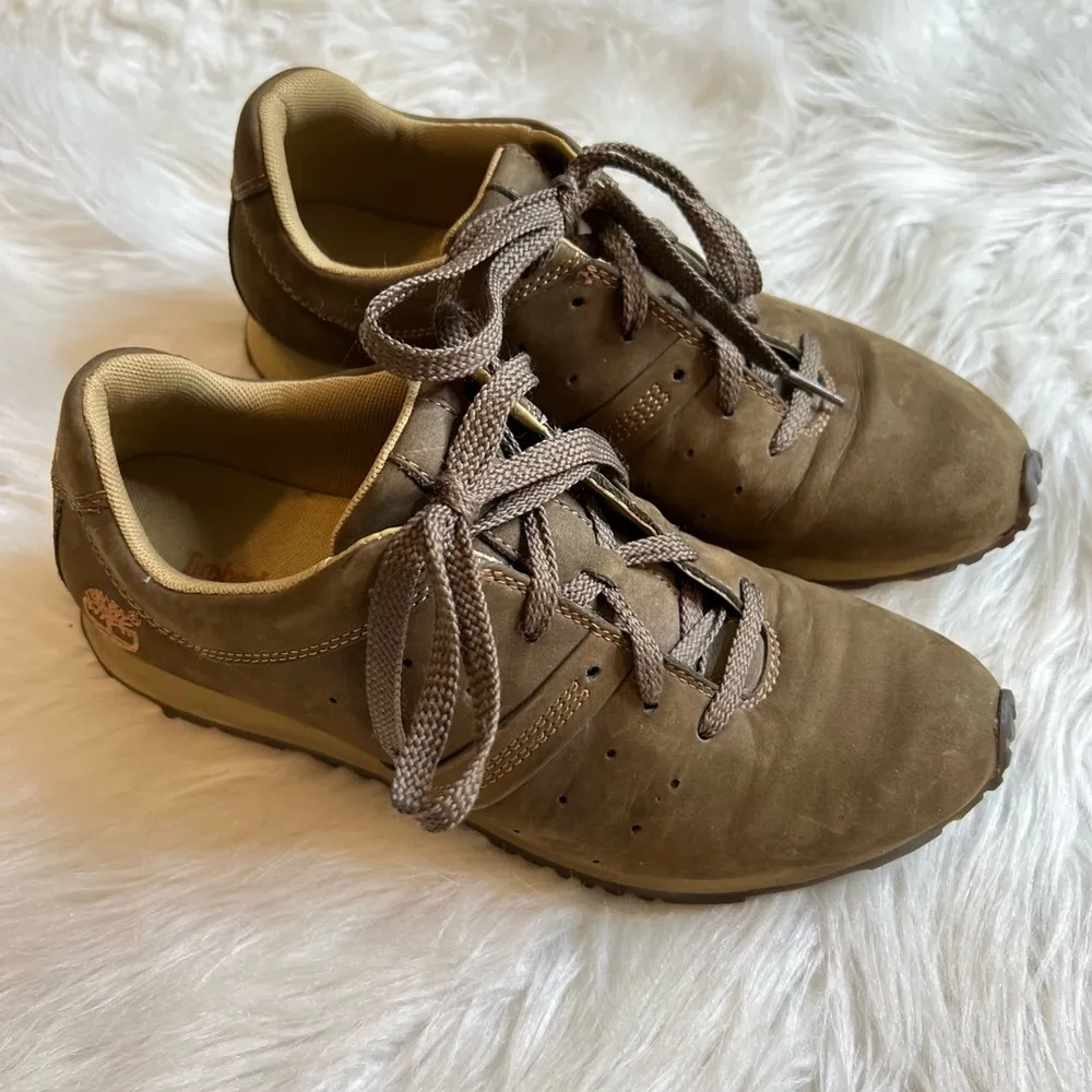 Timberland Casual Shoes Woman’s Size 8.5 Leather Lace Up Dress Sneaker READ ⬇️ - Image 2