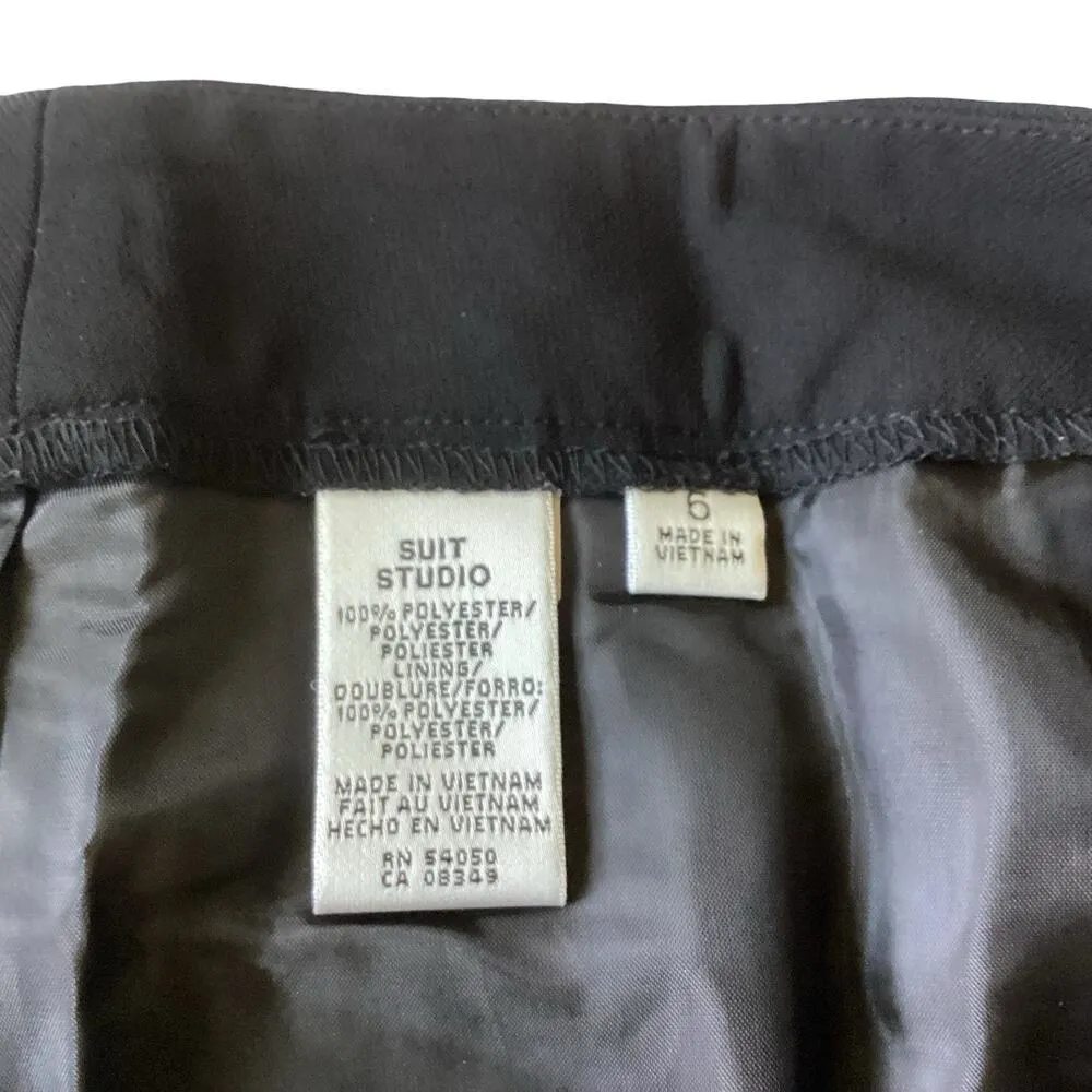 Suit Studio Dress Pants Black Size 6 - Image 4