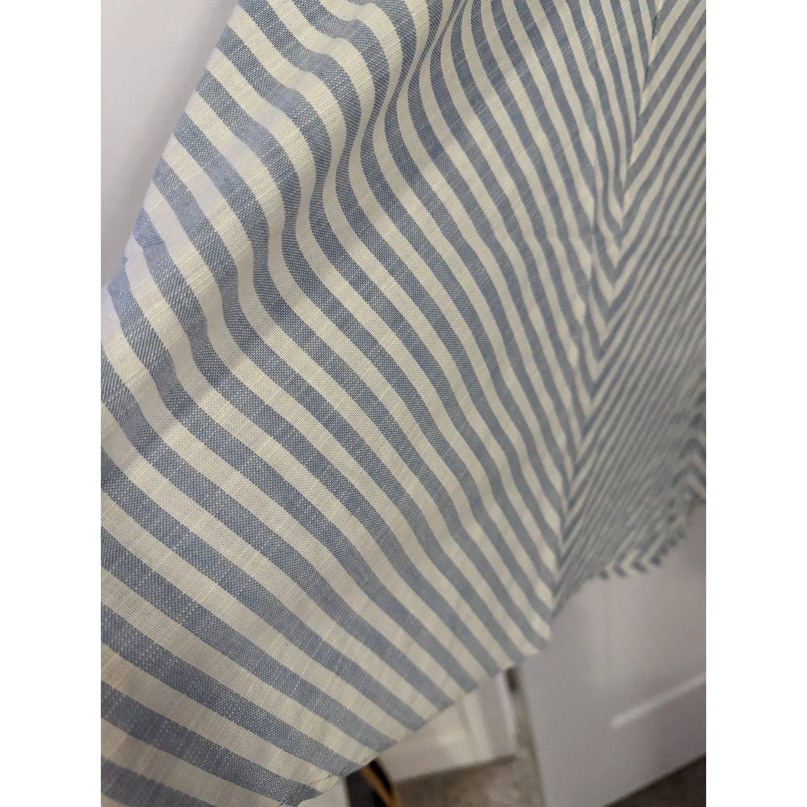 MAX STUDIO Stripe Button Front A-Line Skirt - Image 5