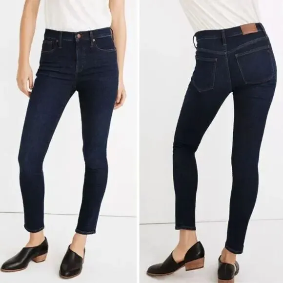 NEW Madewell  the tall 9" Mid-Rise‎ Skinny Jeans in Orland Wash , 31Tall - Image 2