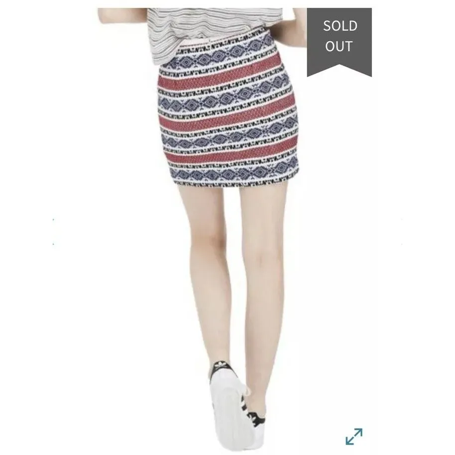 NWT Shabby chic Madewell Skirt 6 Jacquard Gamine g3461 ‎ $88 y2k style - Image 2
