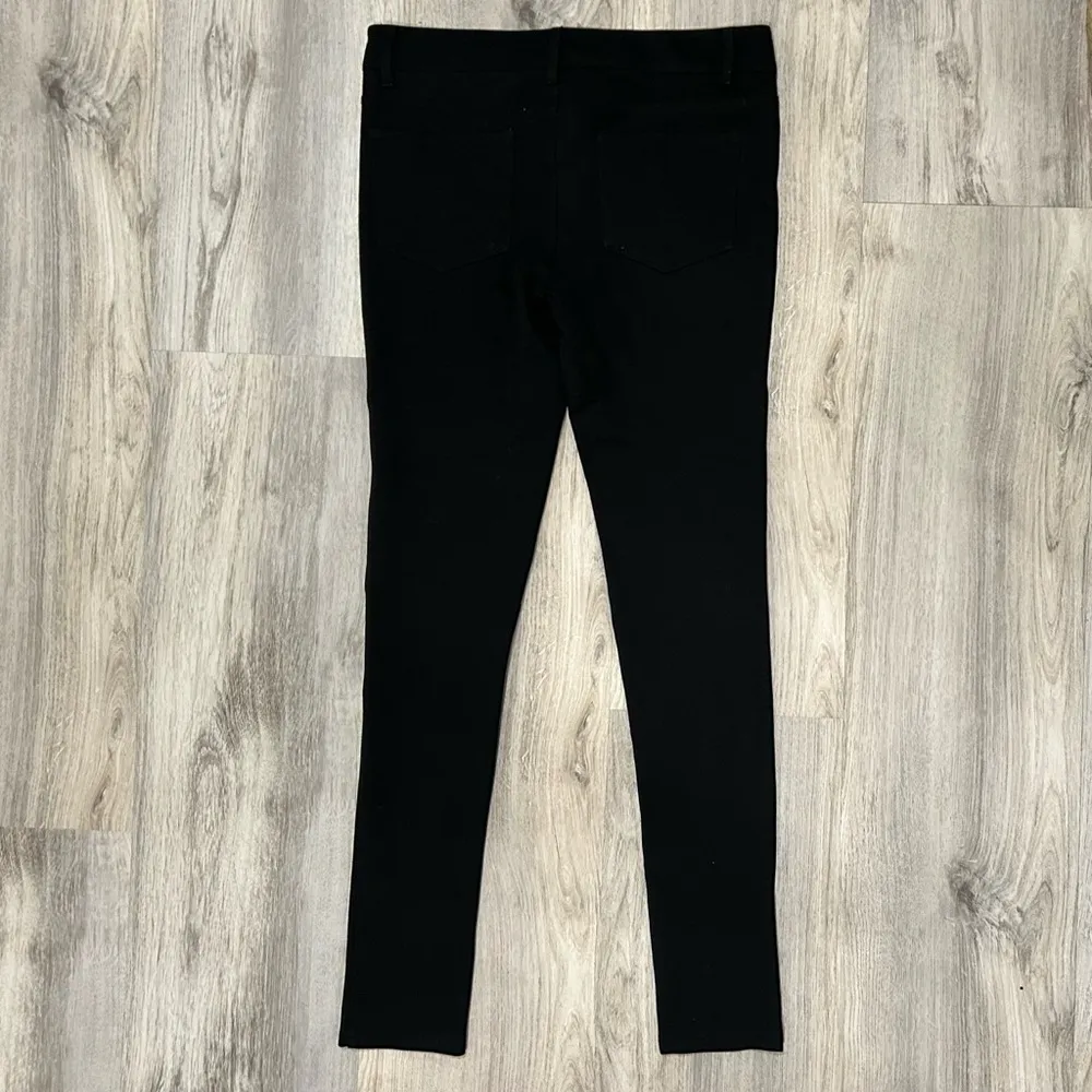 Paige Black Skinny Dress Pants Jeans Low Rise Viscose Stretch Size 28 - Image 8