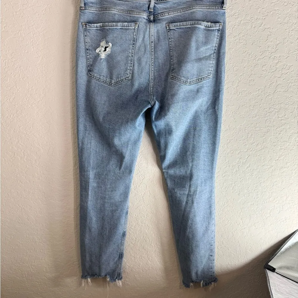 Agolde Denim Women's Nico High Rise Button Fly Jeans Size 30 - Image 5