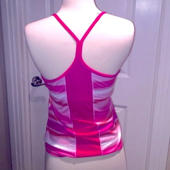 C9 by Champion Pink Ombre Racerback Tank Top - Image 2