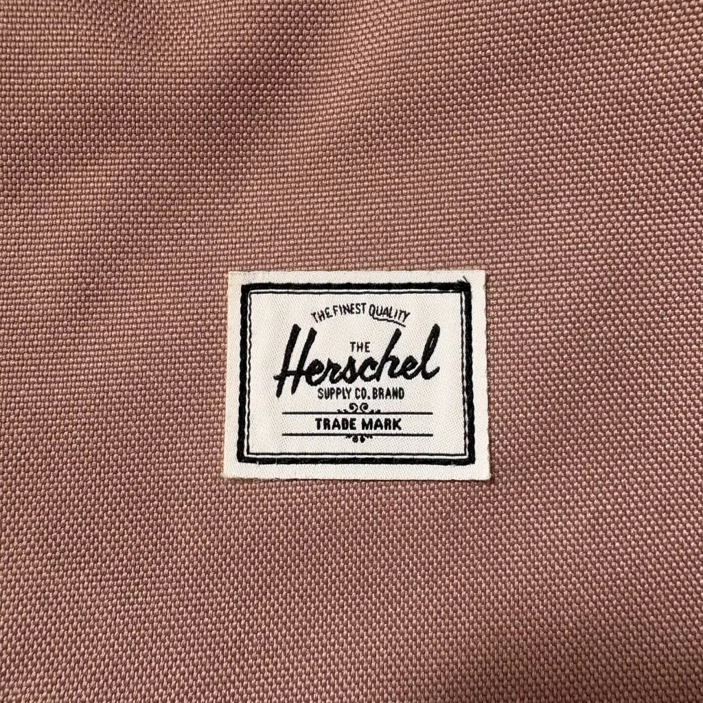 Herschel Supply mica dusty rose taupe large zippered tote bag - Image 6