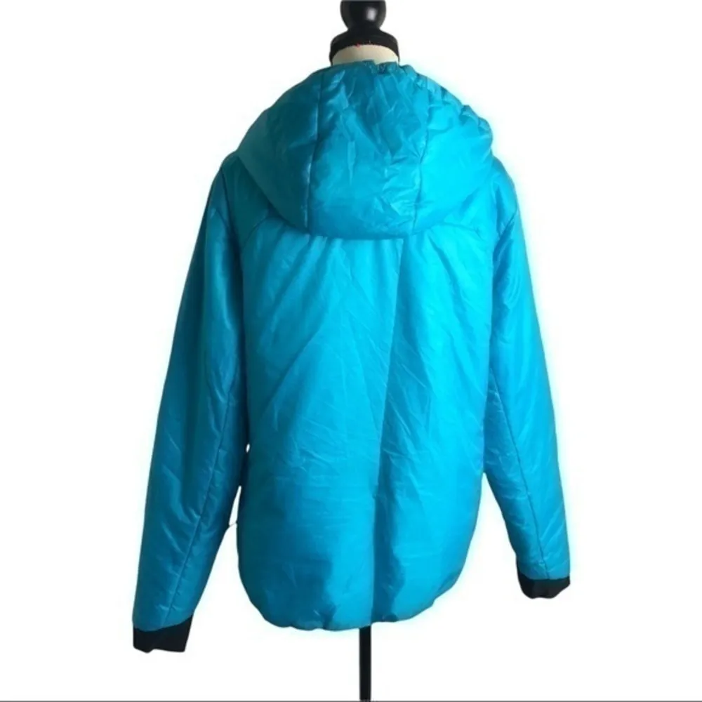 CIRQ Turquoise Ruby Insulated Hooded Full Zip Jacket Size XL Blue - Image 8
